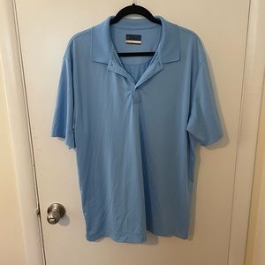 Men’s light blue polo
